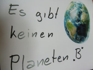 Plakat: Kein Planet B